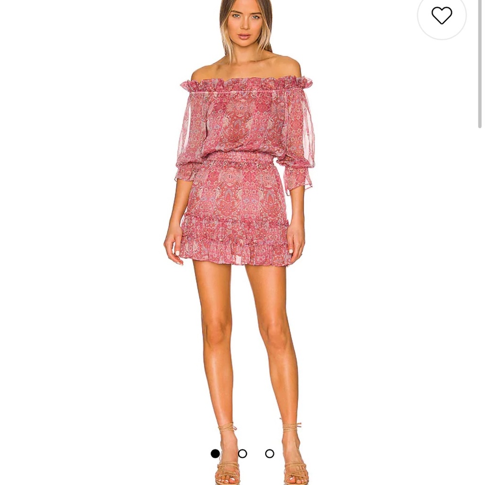 Misa Danae Dress in Washed Rose lilac size XL